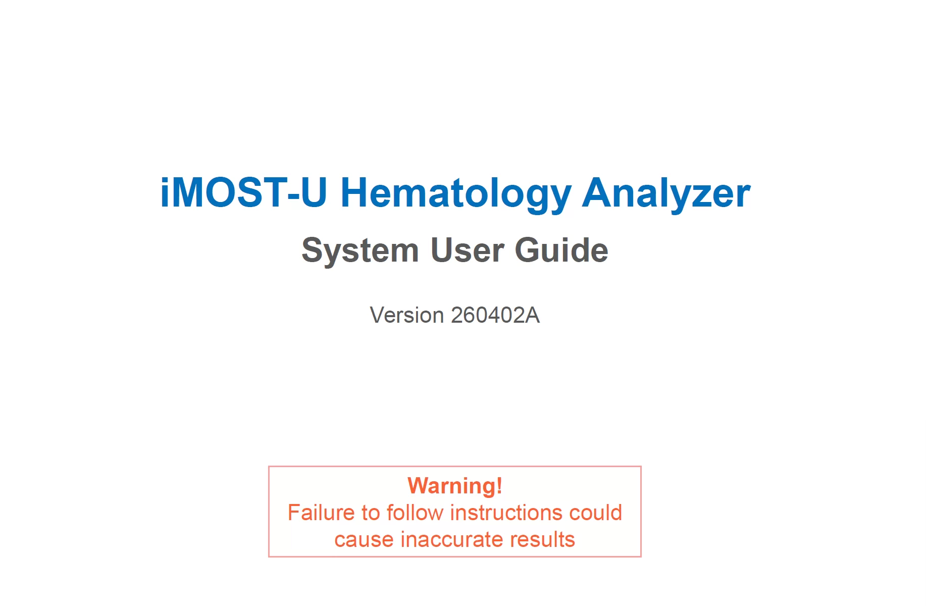 iMOST U User Guide 260402A